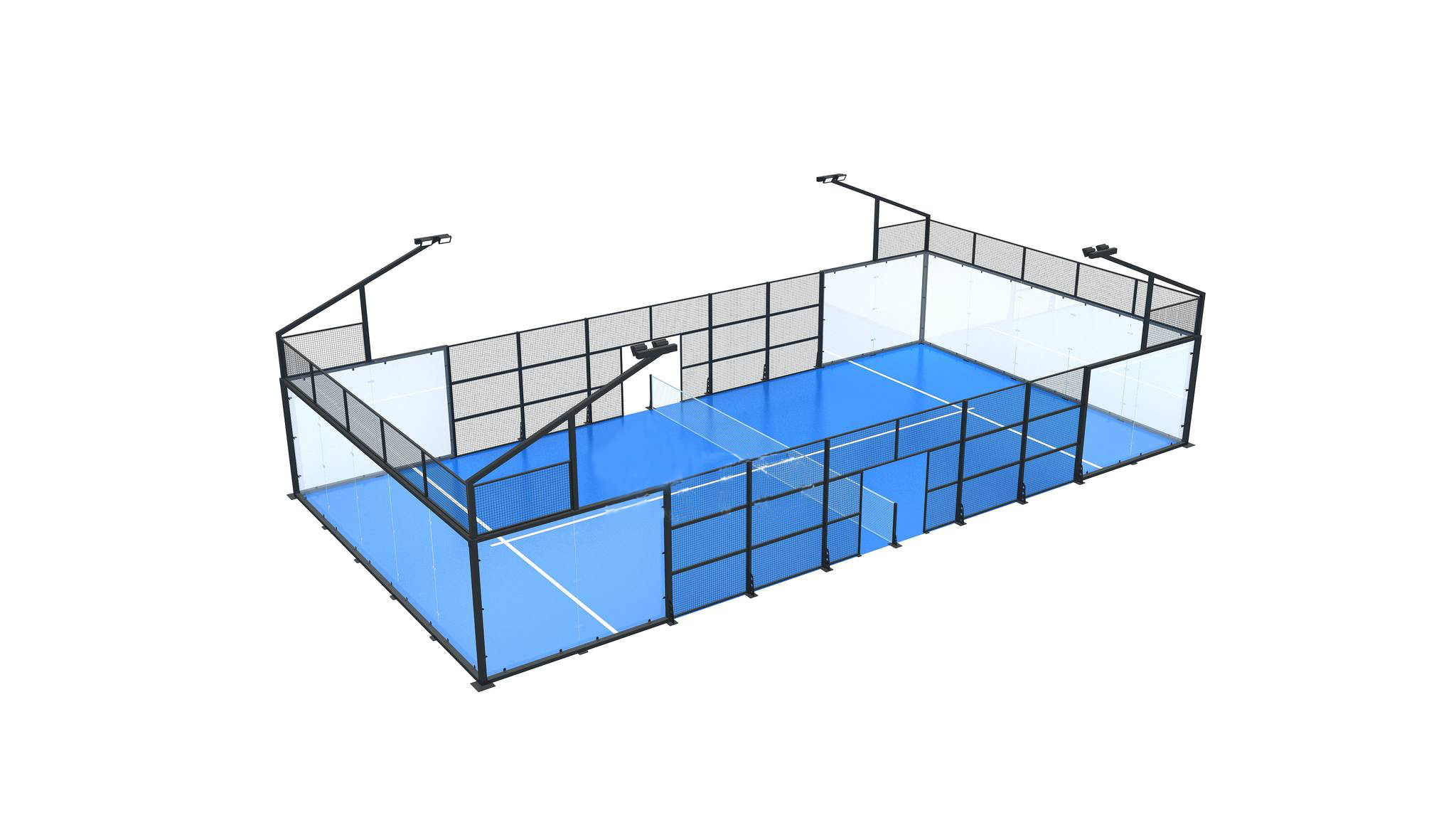 pure padel panoramic padel court
